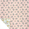 Printed Quilted Cotton WONI / NIWOYA White / Blush